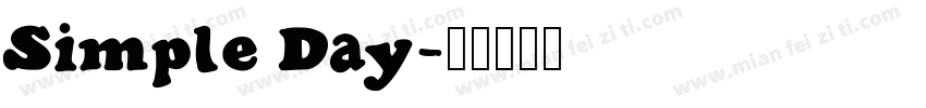 Simple Day字体转换